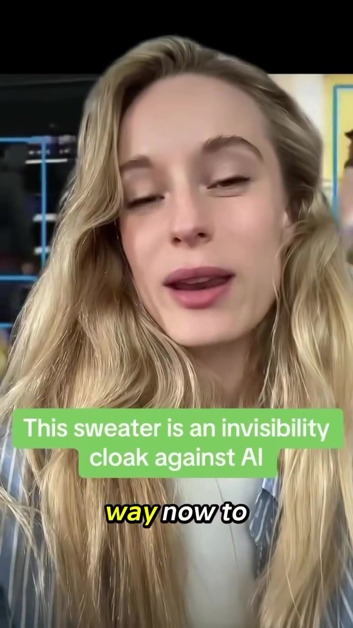 Hiding from AI: The Sweater that Tricks Computer Vision
