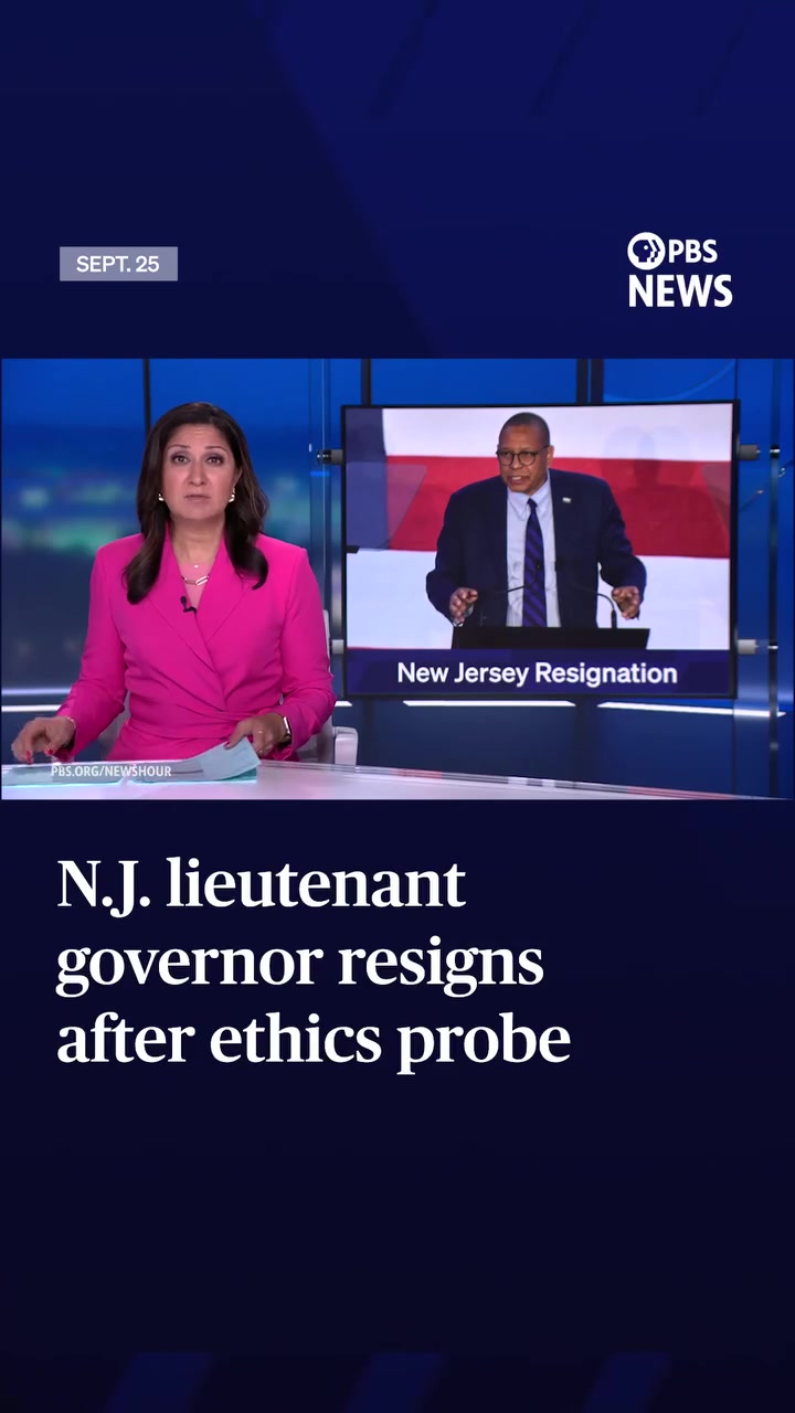 New Jersey Lieutenant Governor Resignation After Ethics Probe