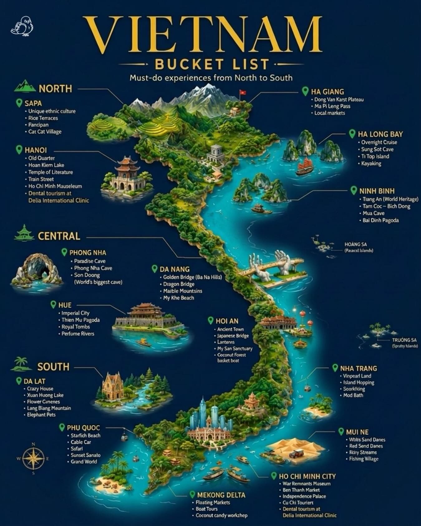 Top Vietnam Experiences: North to South Bucket List