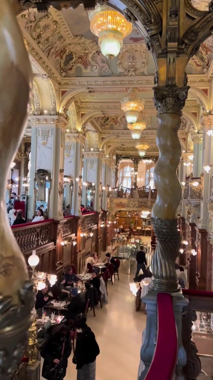 Step Inside a Grand, Ornate Cafe: Opulent Interior Design