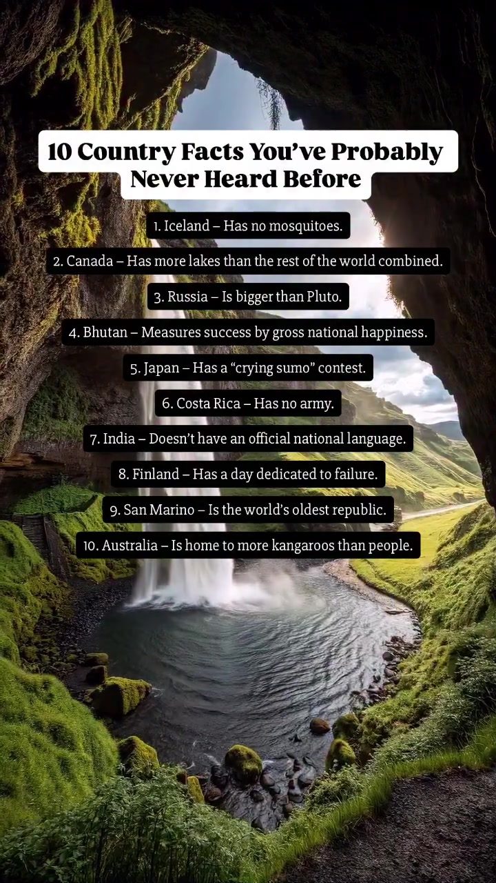 Unusual Facts About Countries You Didn't Know
