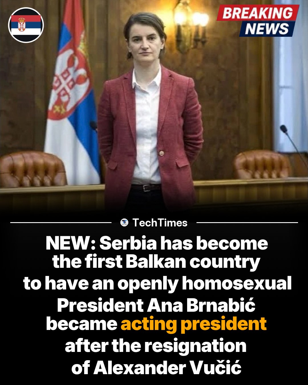 Ana Brnabić: First Openly Homosexual Balkan President