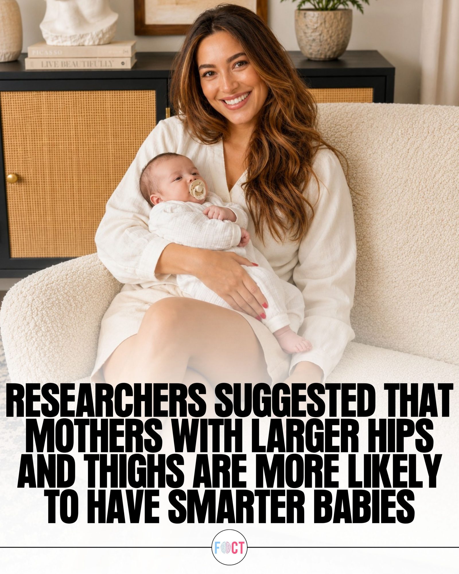 Larger Hips and Thighs in Mothers Linked to Baby's Brain Development
