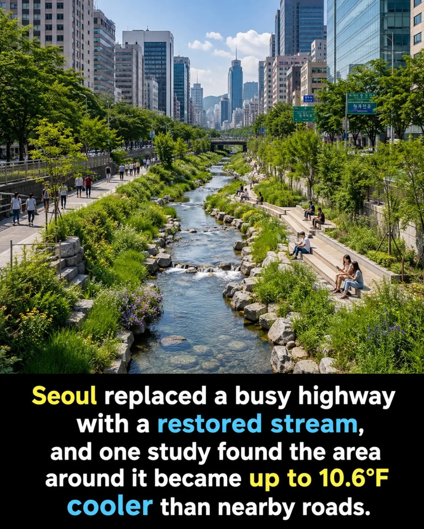 Seoul's Green Revival: Highway to Stream Transformation