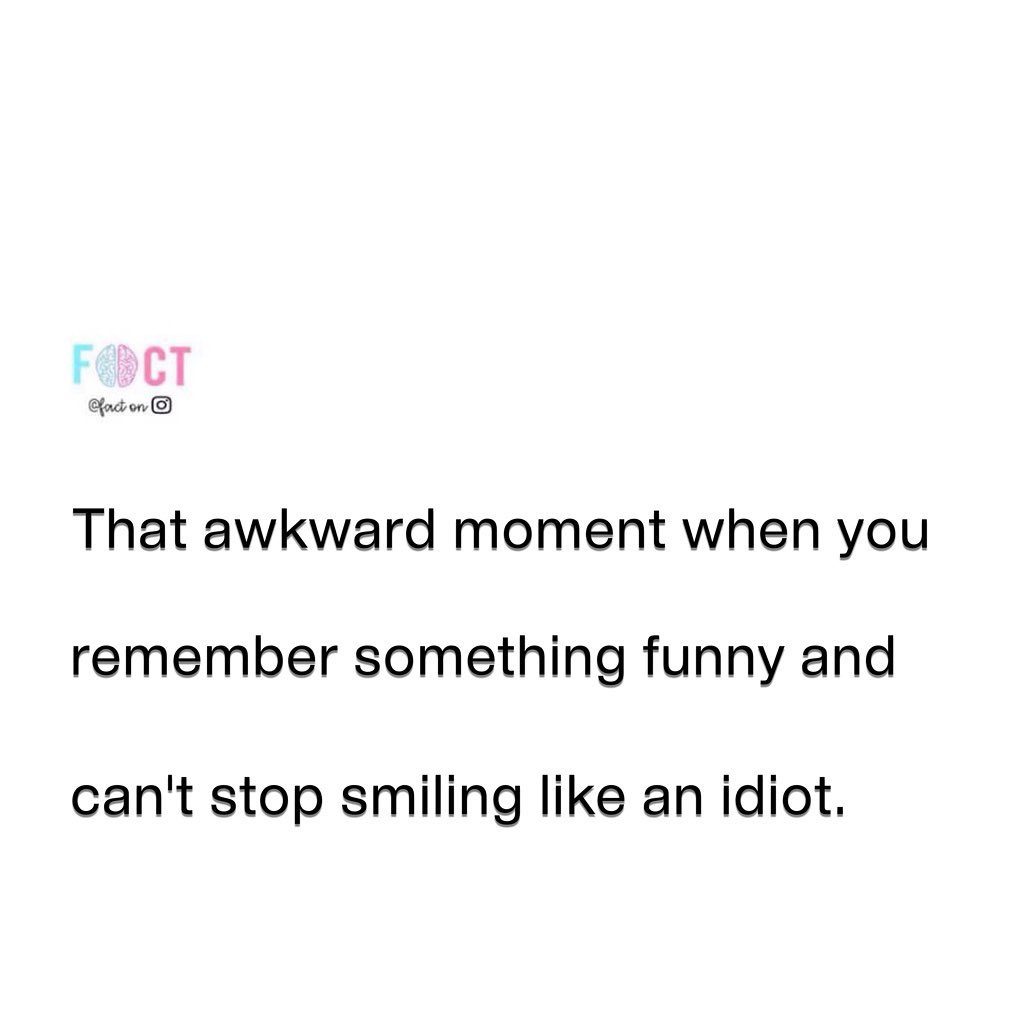 Fact On: Embracing the Awkward Moment of Uncontrollable Smiling