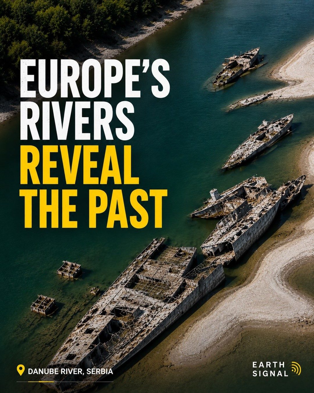 Danube River's Hidden History Emerges Due to Drought
