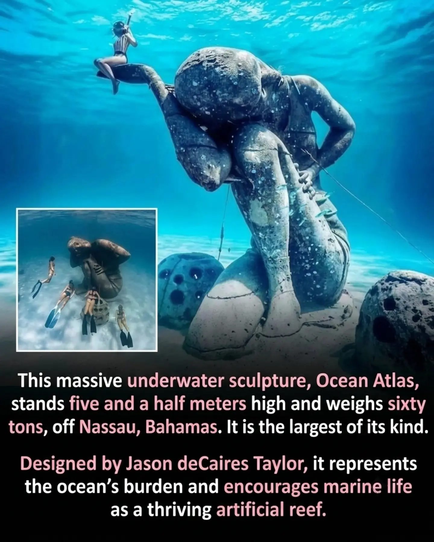 Exploring the World's Largest Underwater Sculpture: Ocean Atlas