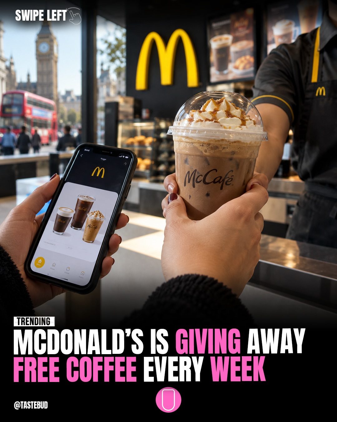 McDonald's Free Coffee Promotion in the UK