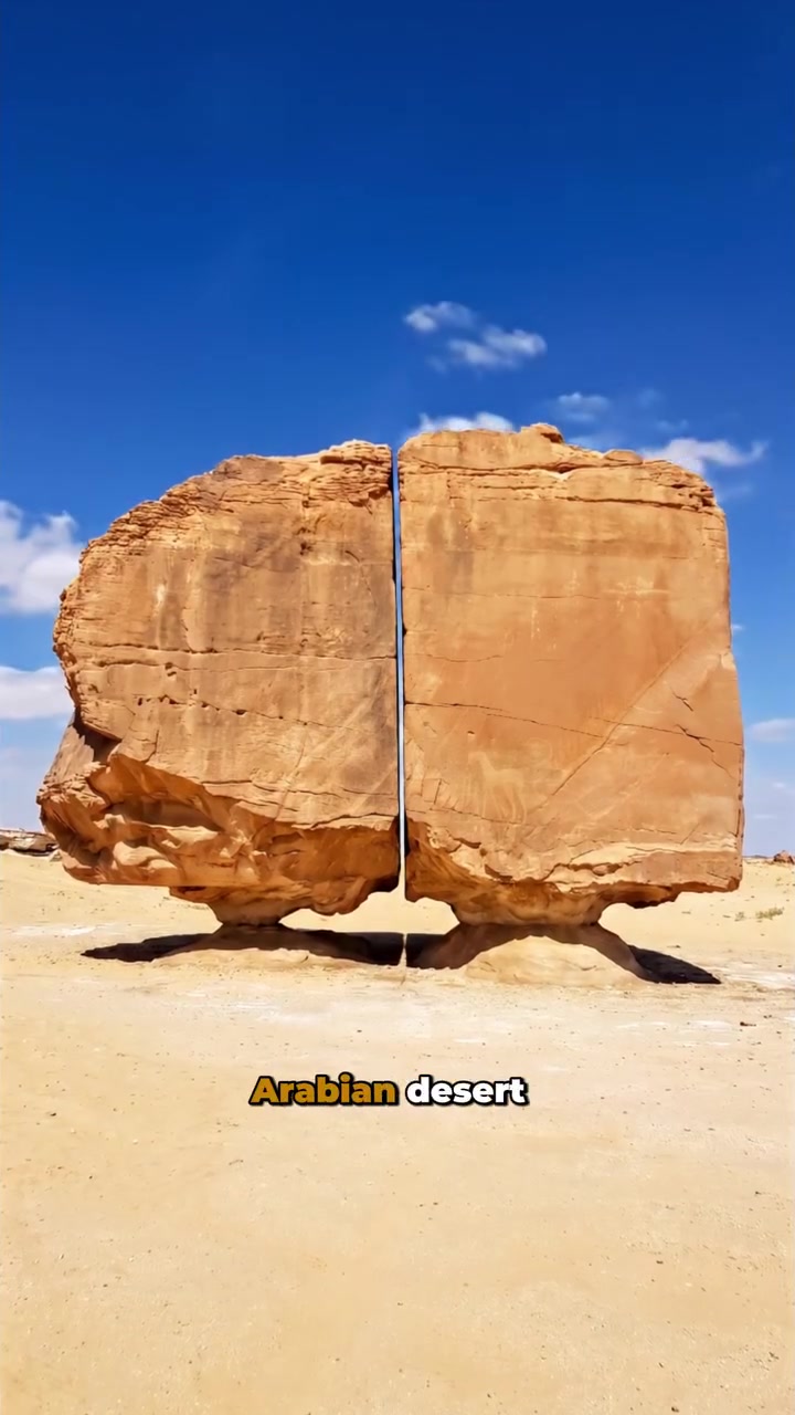 Al Naslaa Rock: Saudi Arabia's Mysterious Split Formation