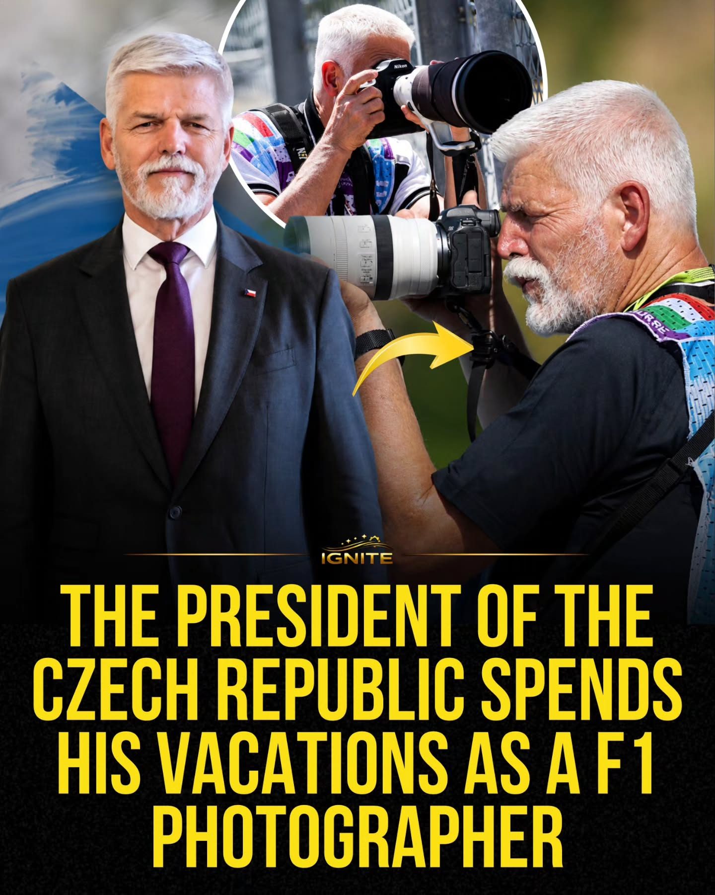 Czech President's F1 Photography Passion