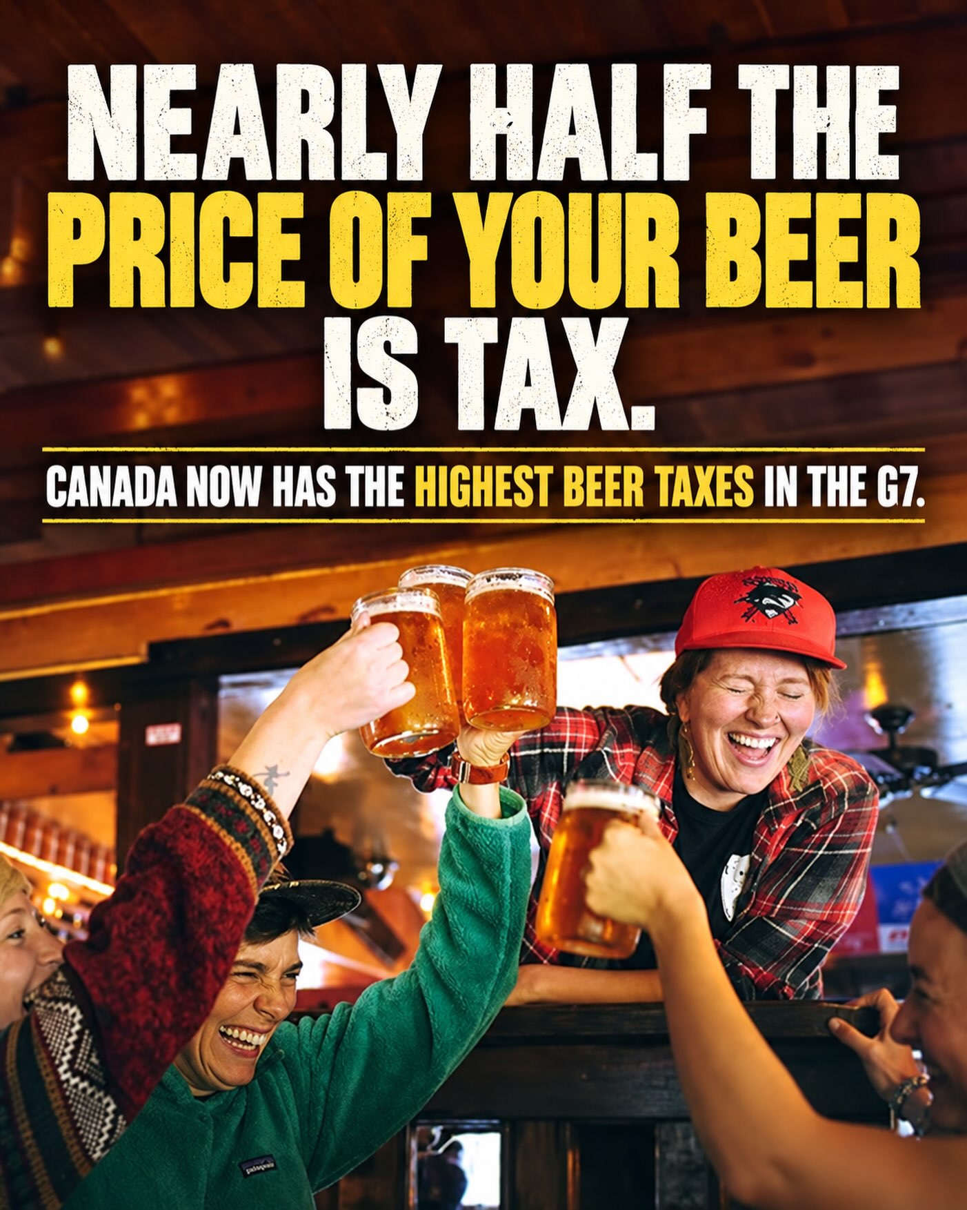 Canada's High Beer Taxes Among G7 Nations
