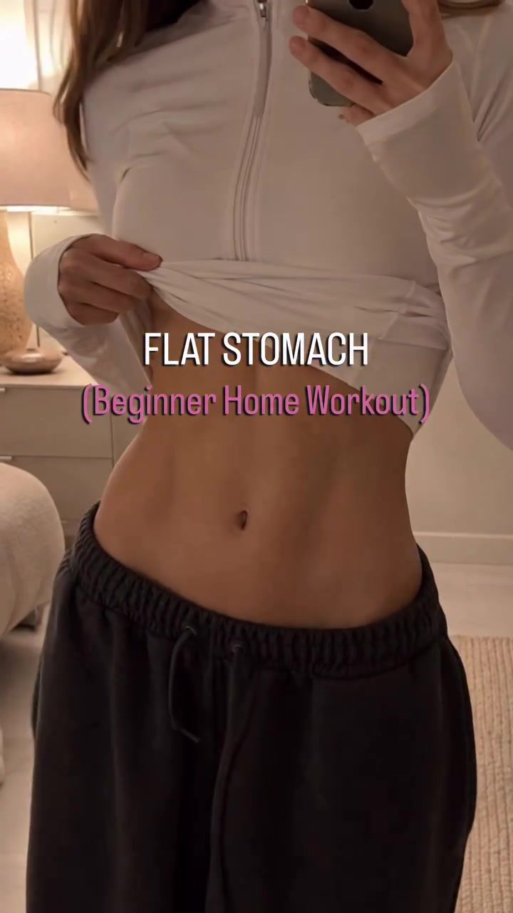 **Flat Stomach: Beginner Home Workout for Strong Core**