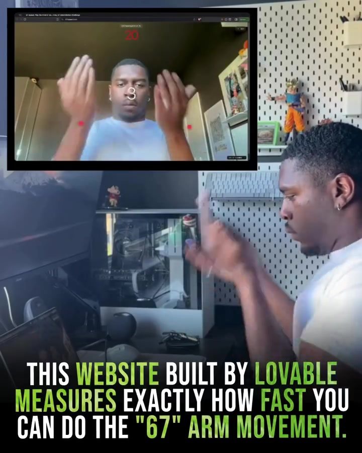 Discover the Viral 67 Arm Speed Challenge by Lovable