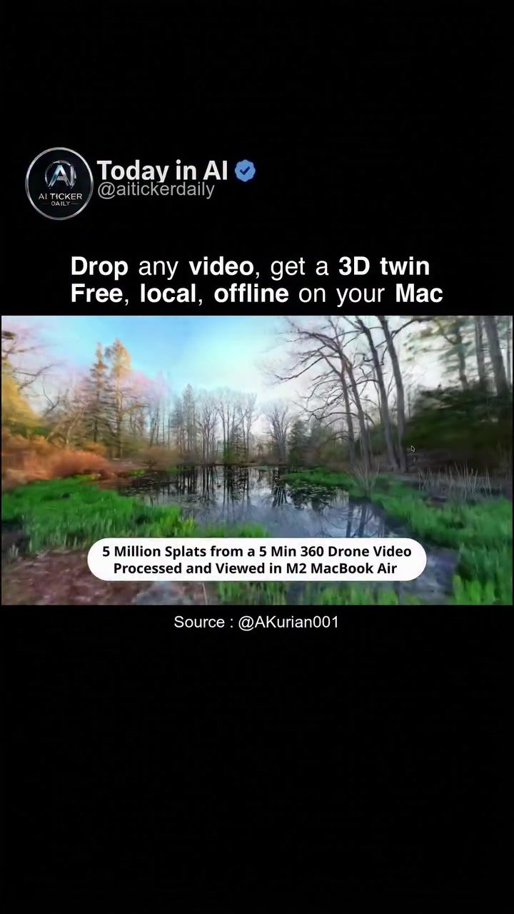 How to Create 3D Digital Twins from Videos on Your Mac