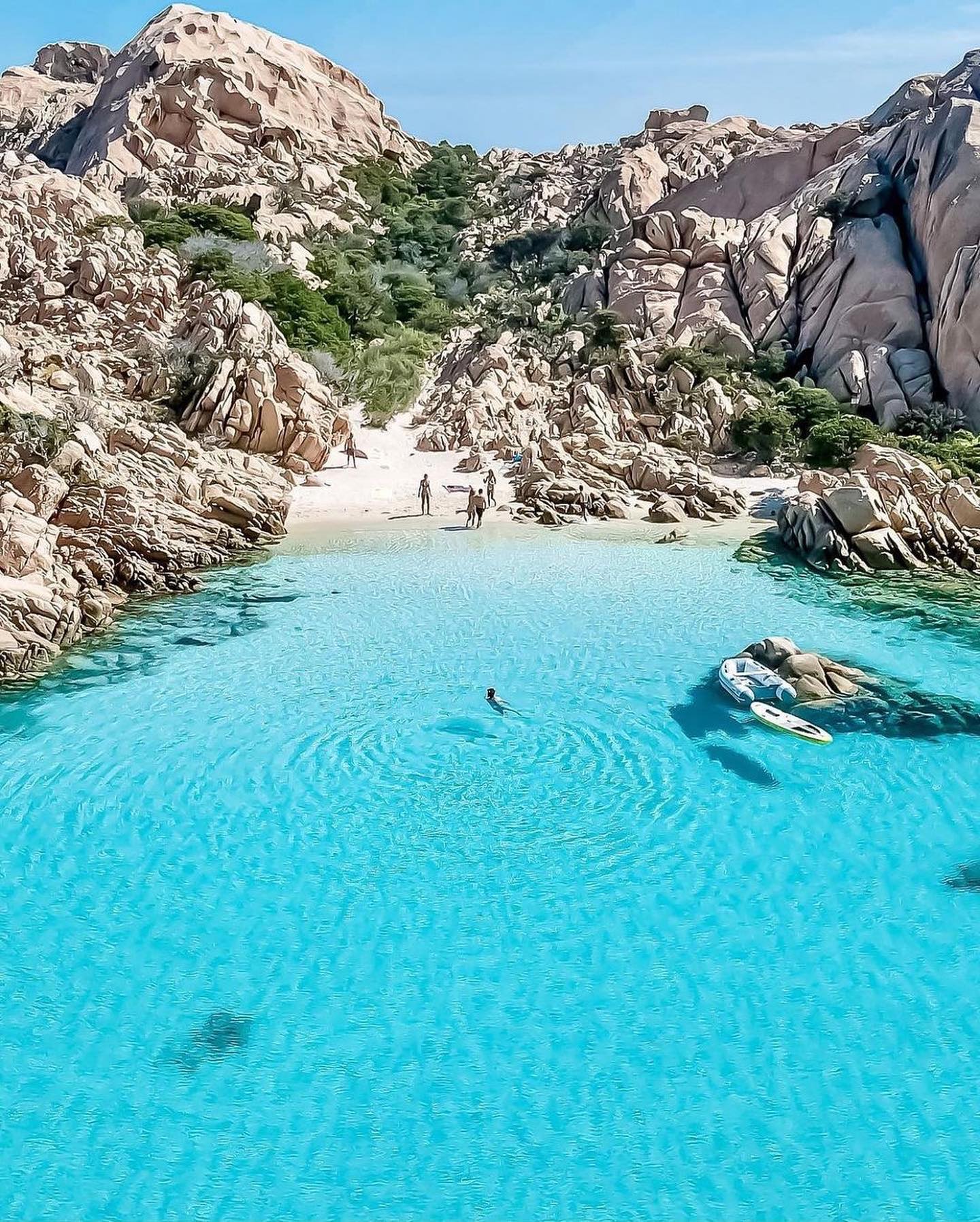 Coastal Paradise: Aerial Views of Turquoise Cove