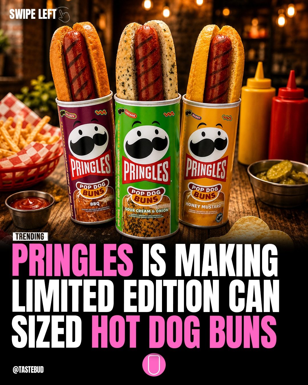 Pringles Unveils Limited-Edition Pop Dog Buns in BBQ and More