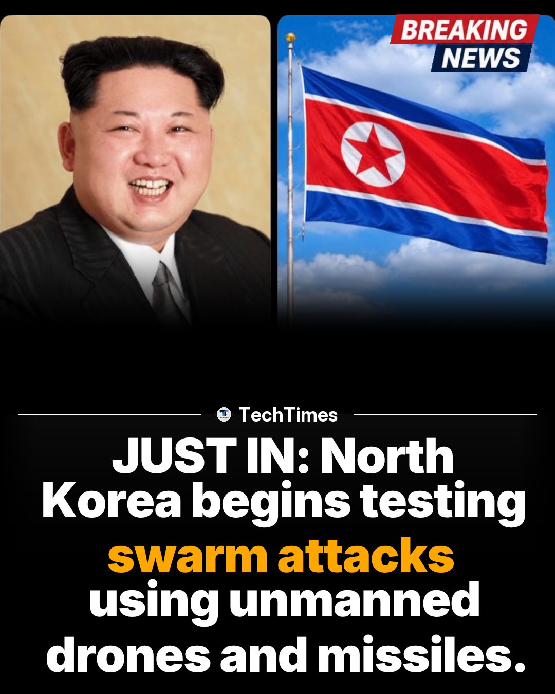 North Korea's Swarm Attack Drone and Missile Tests