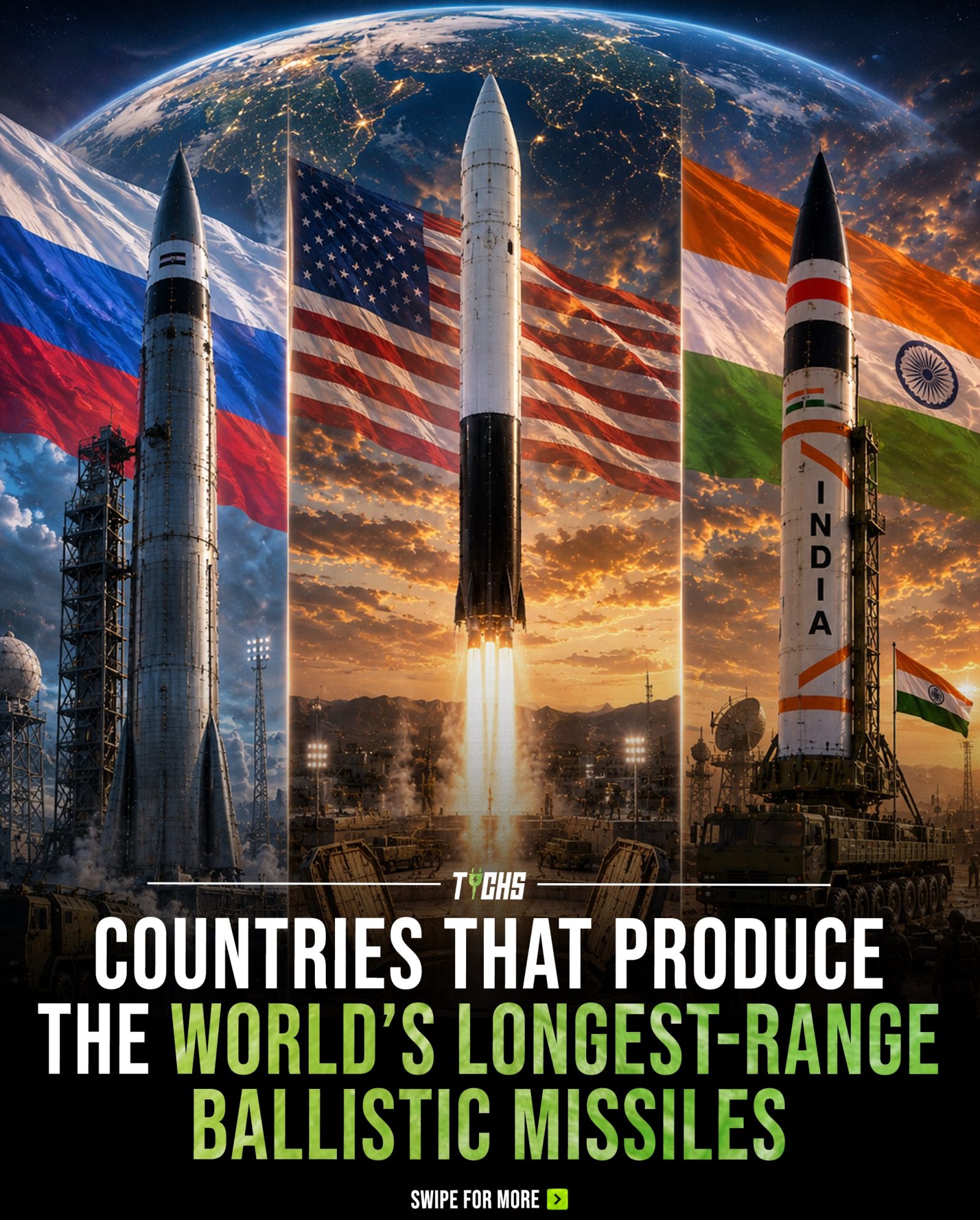 Countries With the Longest-Range Ballistic Missiles