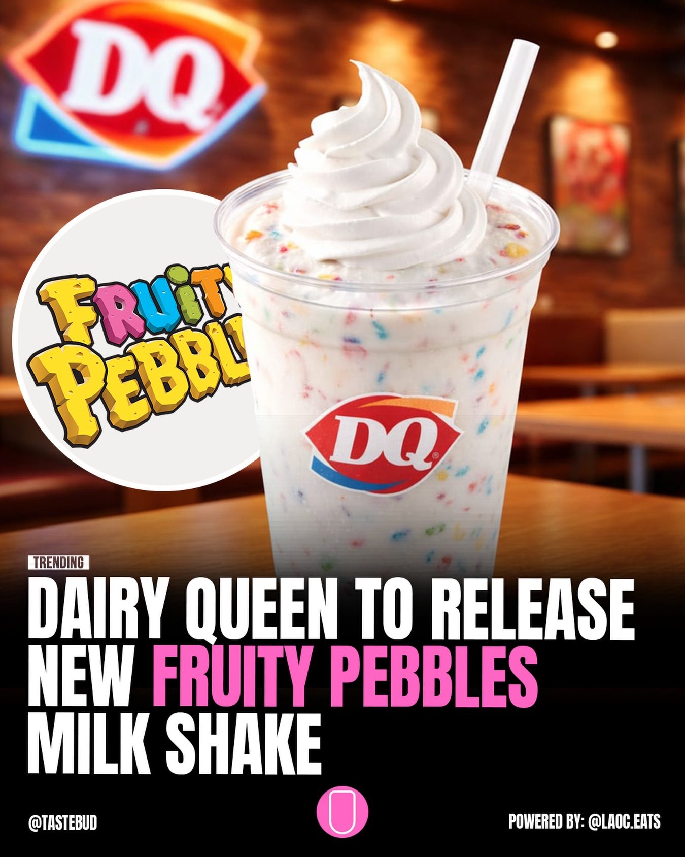 Dairy Queen's New Fruity Pebbles Milkshake: A Blast from the Past