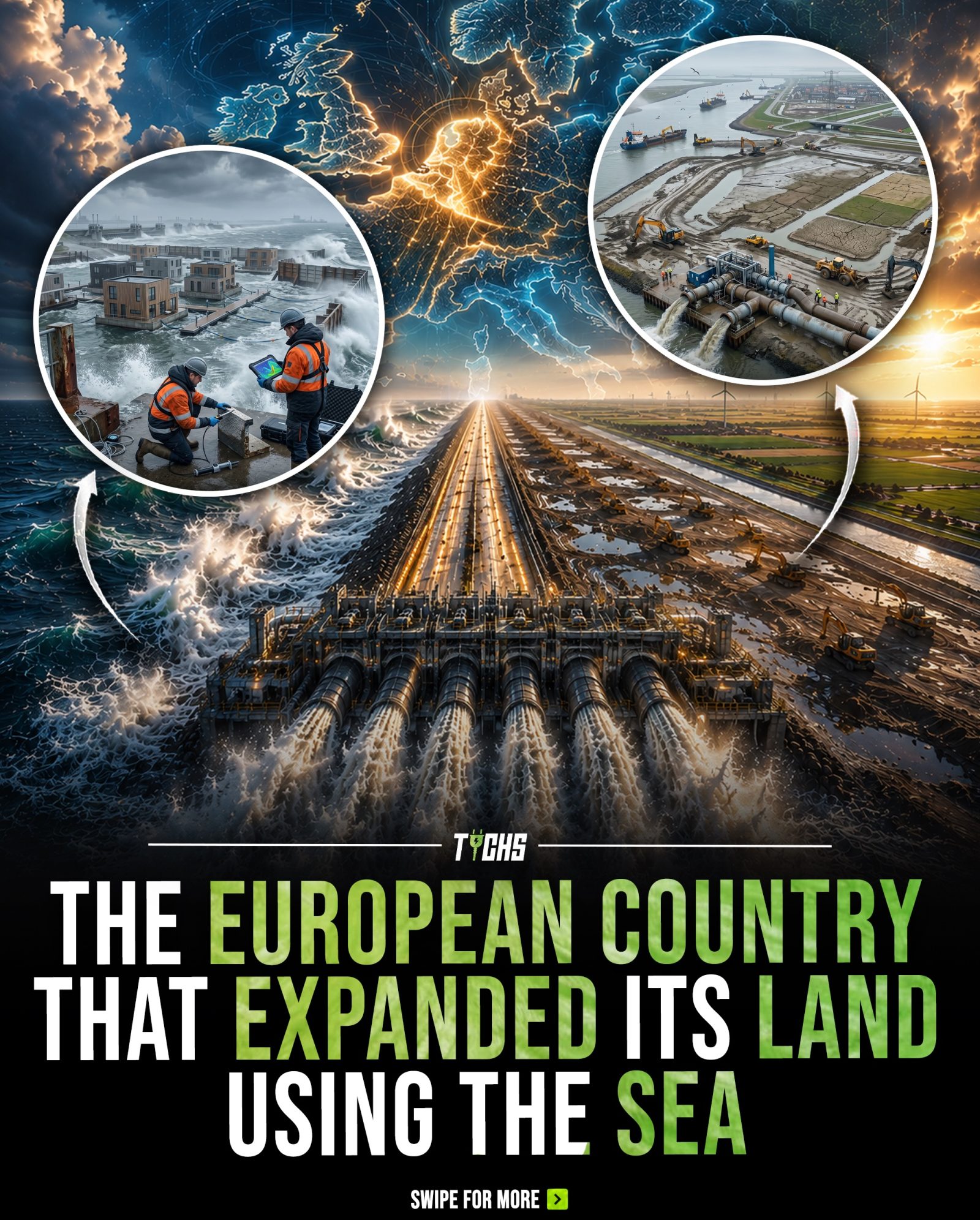 The Netherlands' Ingenious Land Reclamation from the Sea