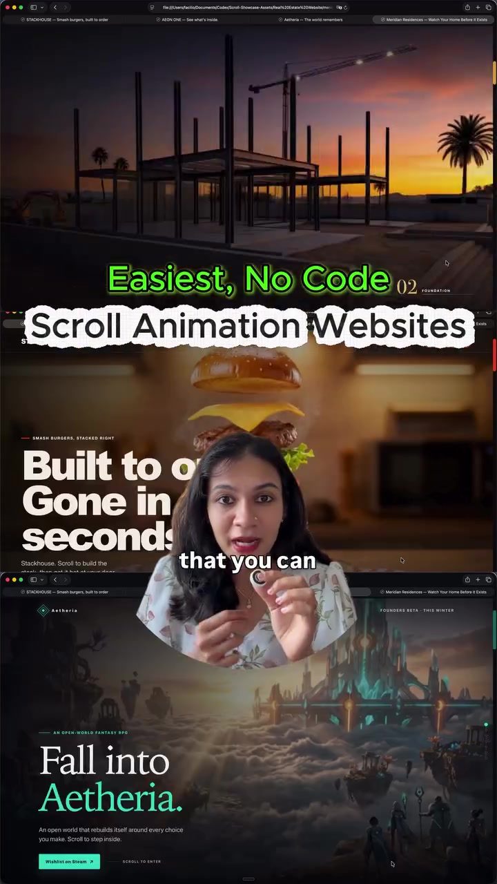 Create Scroll Animation Websites in Minutes with No Code