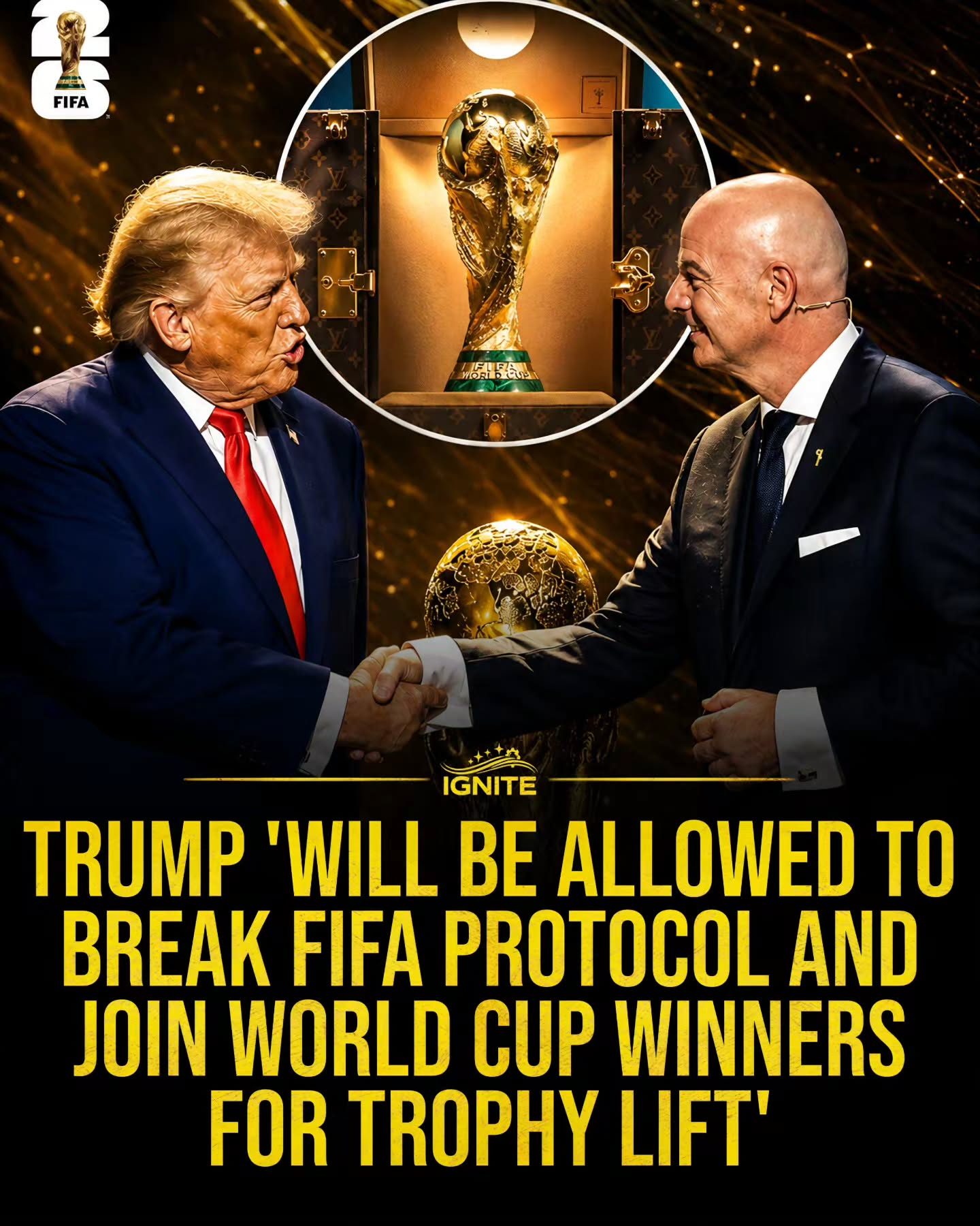 Here's a compelling, original article title based on the provided analysis and excerpt:

Trump's Satirical FIFA World Cup Appearance Explained