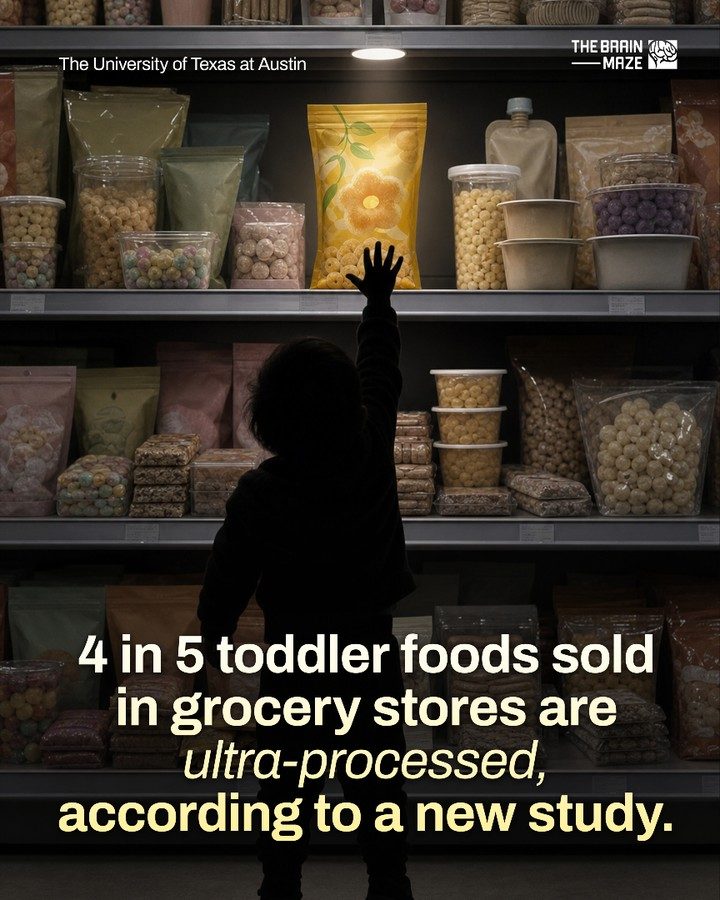 Study Reveals Most Toddler Foods in Grocery Stores are Ultra-Processed