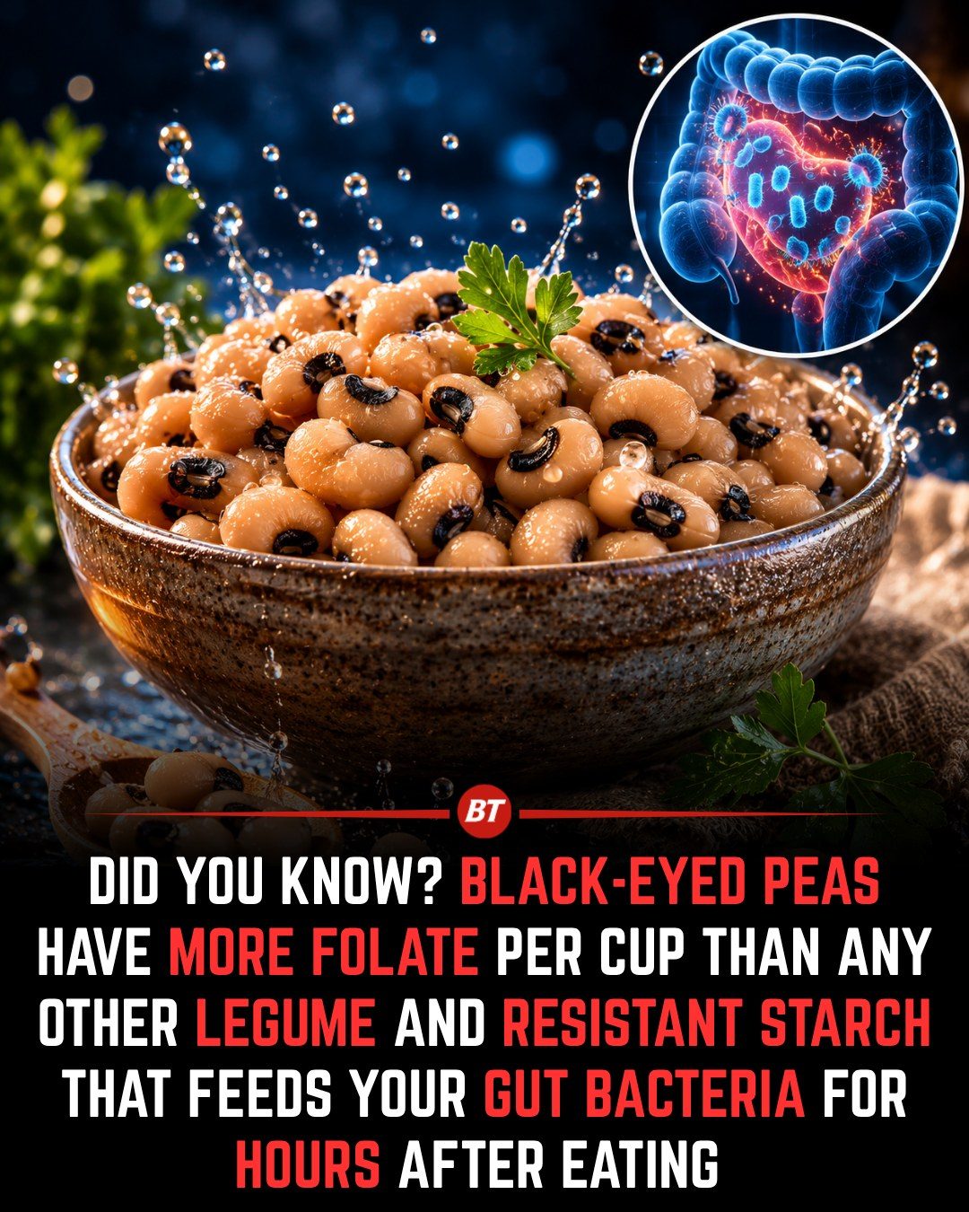 Black-Eyed Peas: Top Folate Source and Gut Health Booster