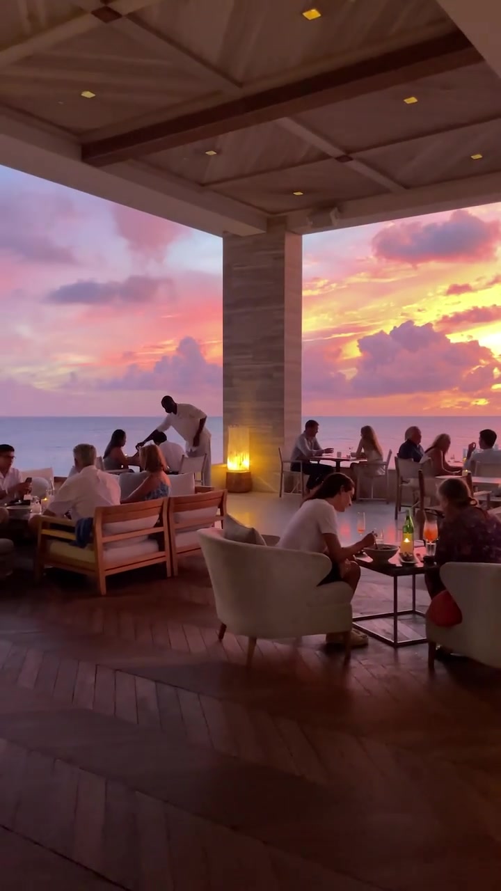 Anguilla's Pink Sunset at Luxury Resort