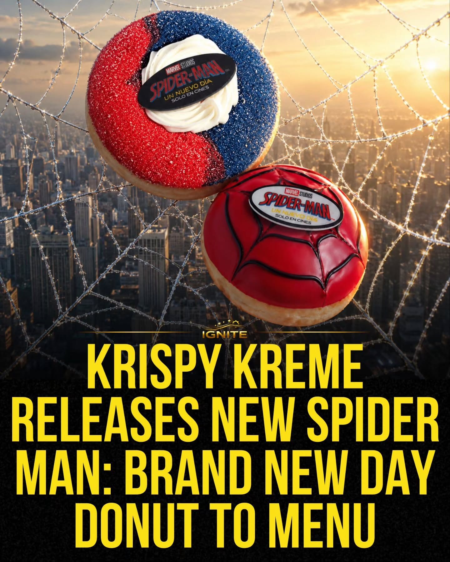 Krispy Kreme's New Spider-Man Donut: A Marvel Collaboration