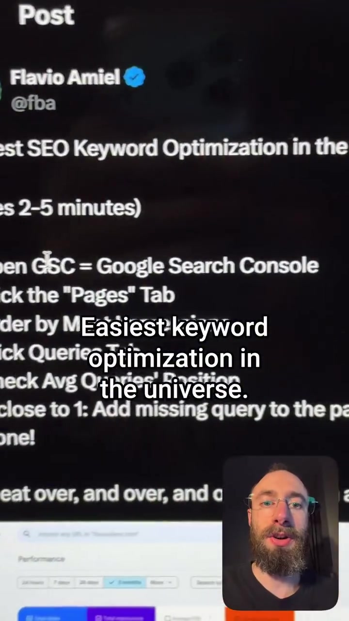 SEO Keyword Optimization with Google Search Console