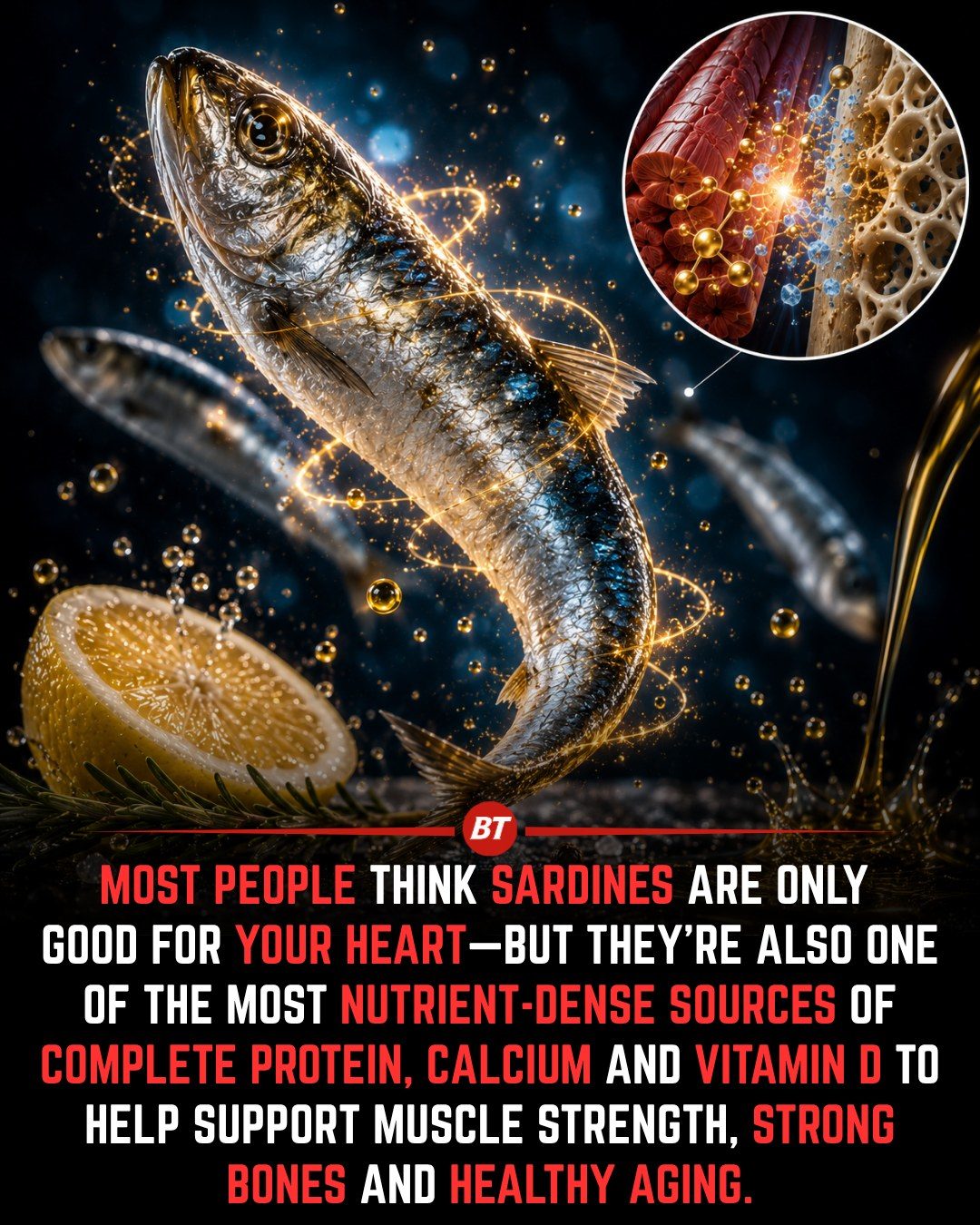 Discover Sardines' Surprising Benefits for Strong Muscles, Bones and Healthy Aging