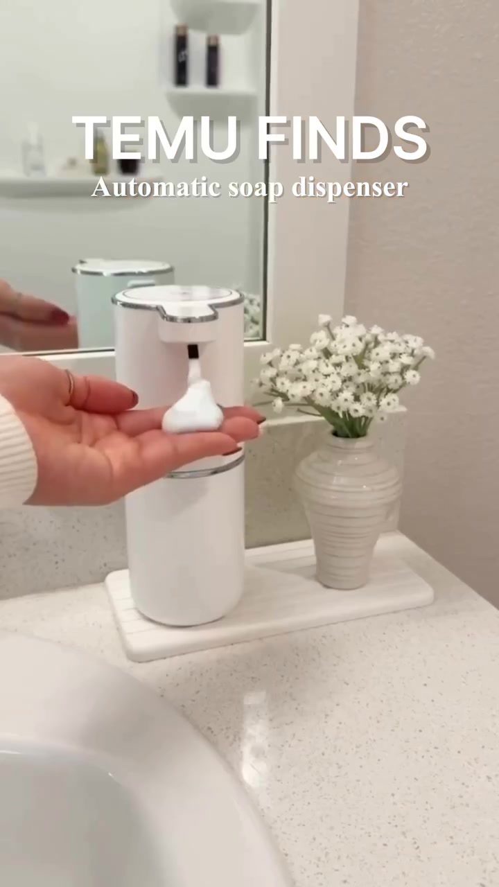 Temu's Automatic Soap Dispenser for Hygienic Hands