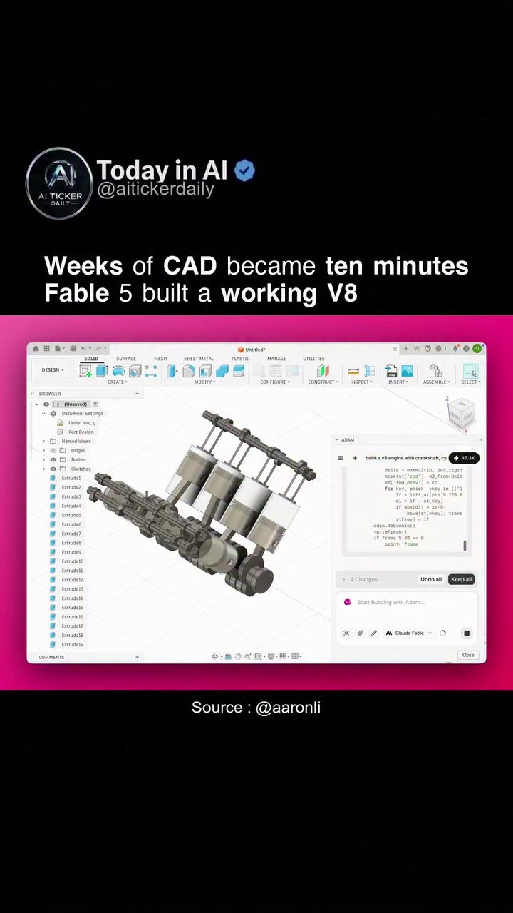 Fable 5: Revolutionizing CAD with AI in Minutes