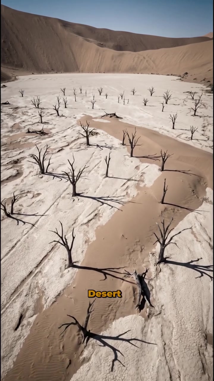 Namib Desert Dead Trees Mystery
