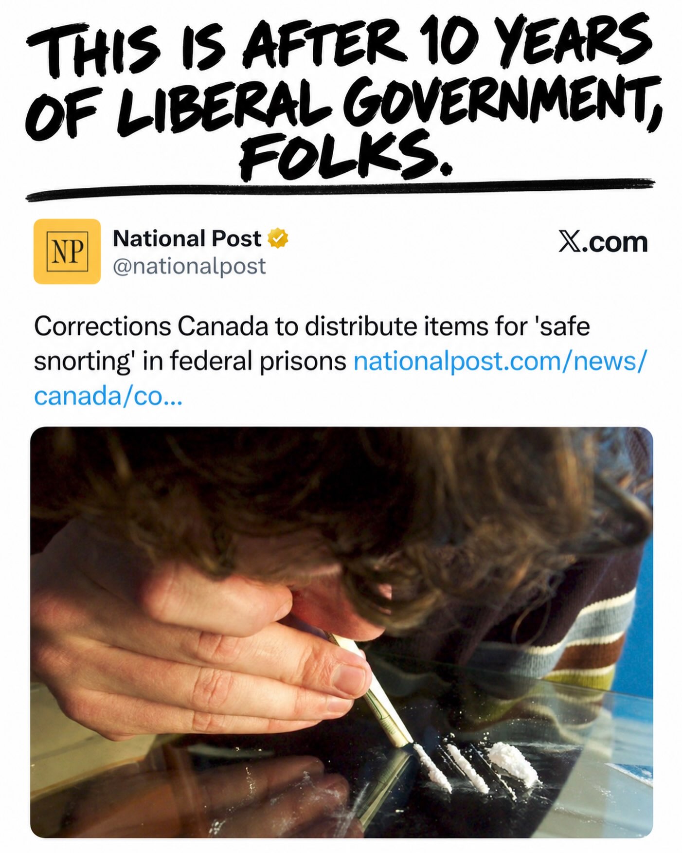 National Post Criticizes Liberal Government's Prison Policy