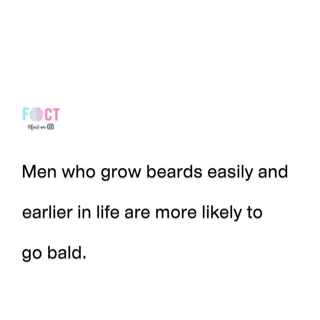 Men Who Grow Beards Early More Likely to Go Bald