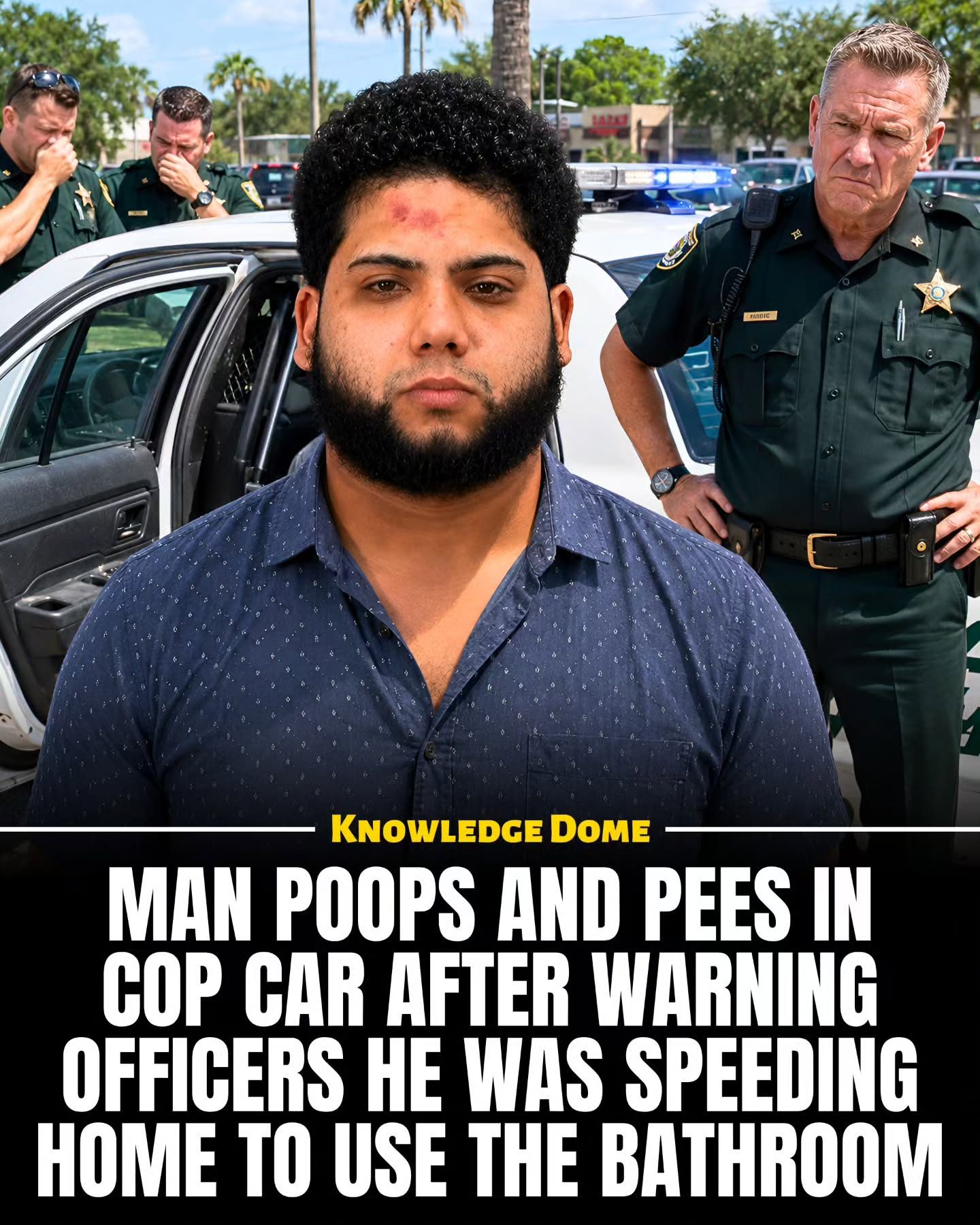 Man's "Bathroom Emergency" Leads to Arrest and Unusual Incident