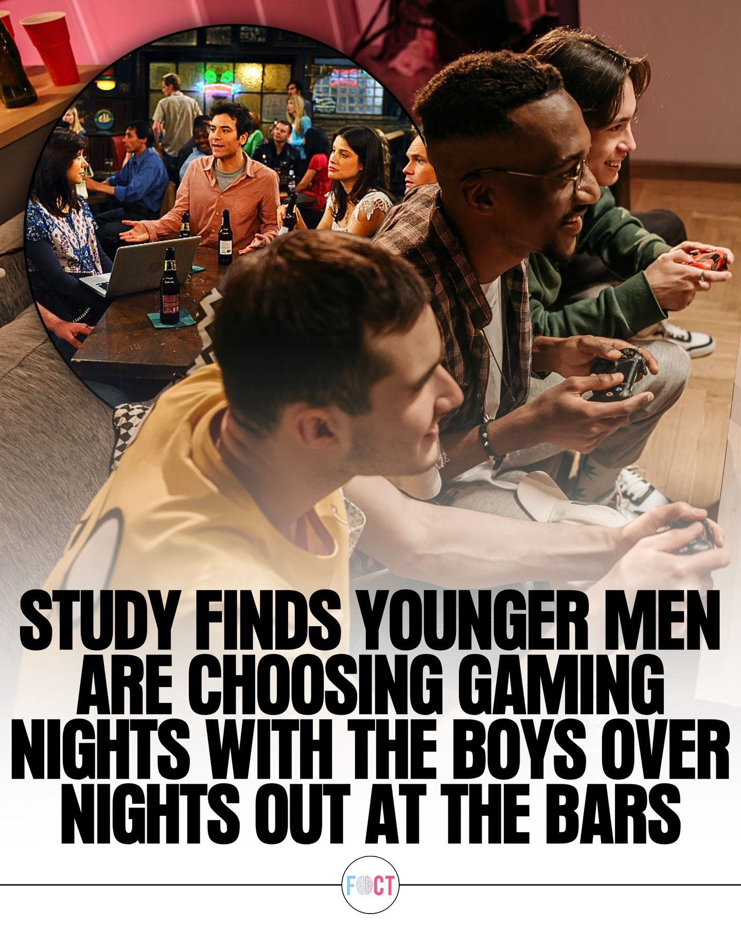 Gen Z Men: Gaming Nights Beat Bar Outings