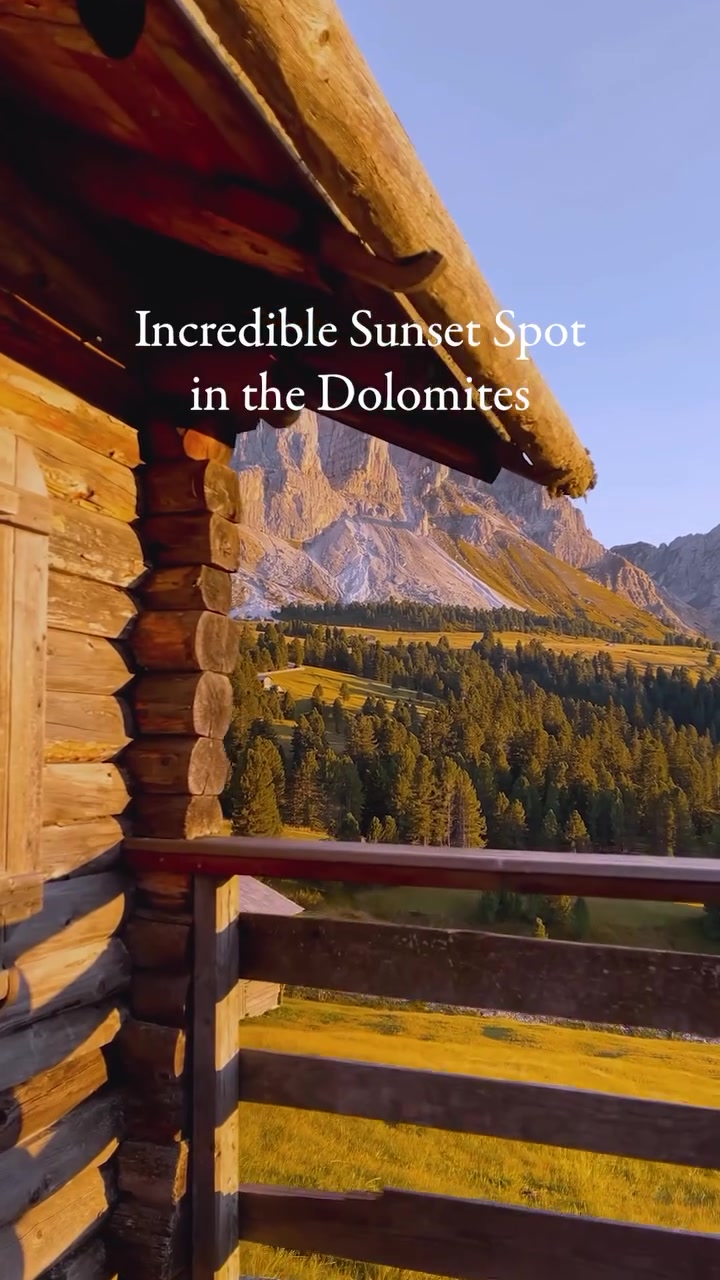Dolomites Sunset View: Italy's Golden Hour
