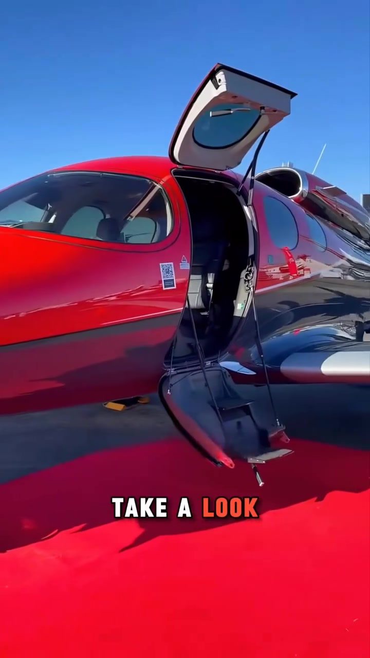 Innovative Private Jet with Emergency Parachute
