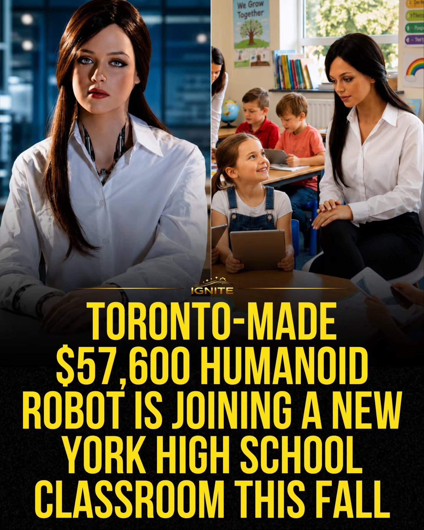 Humanoid Robot Enhances New York High School
