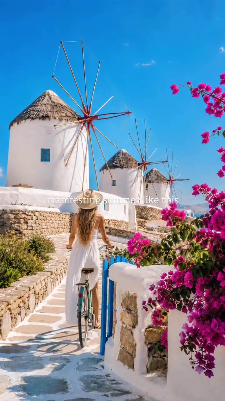 Greek Summer Havens: Winds, Flowers, and Coastal Bliss