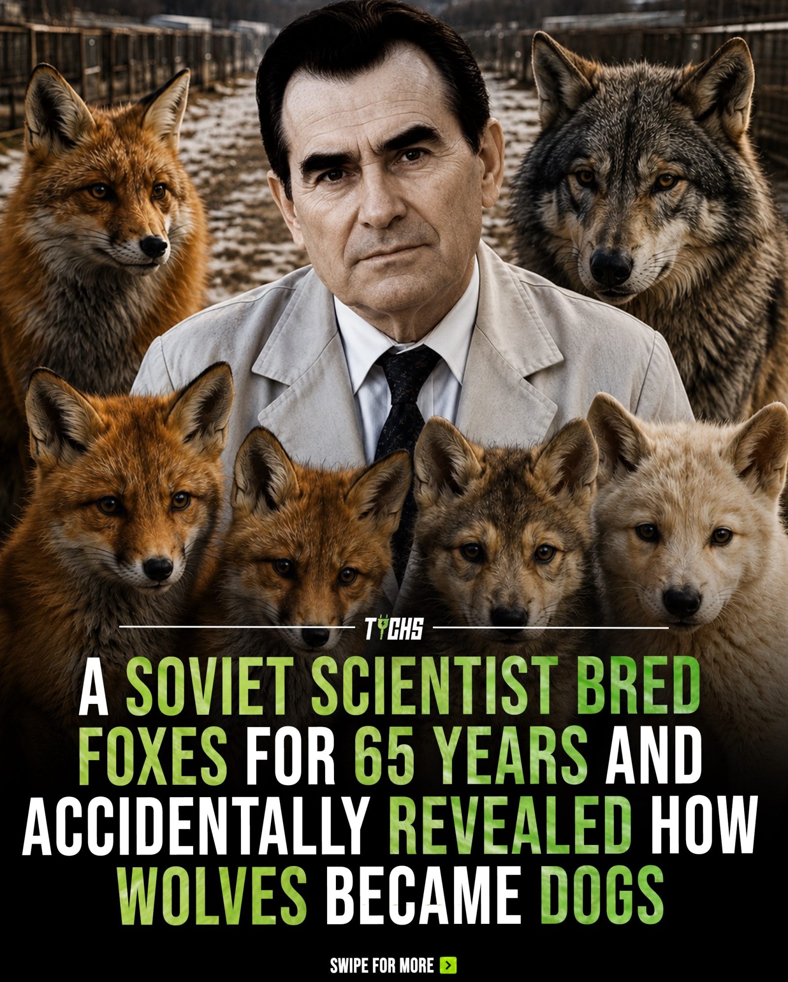 How Soviet Fox Breeding Revealed Wolf Domestication Secrets