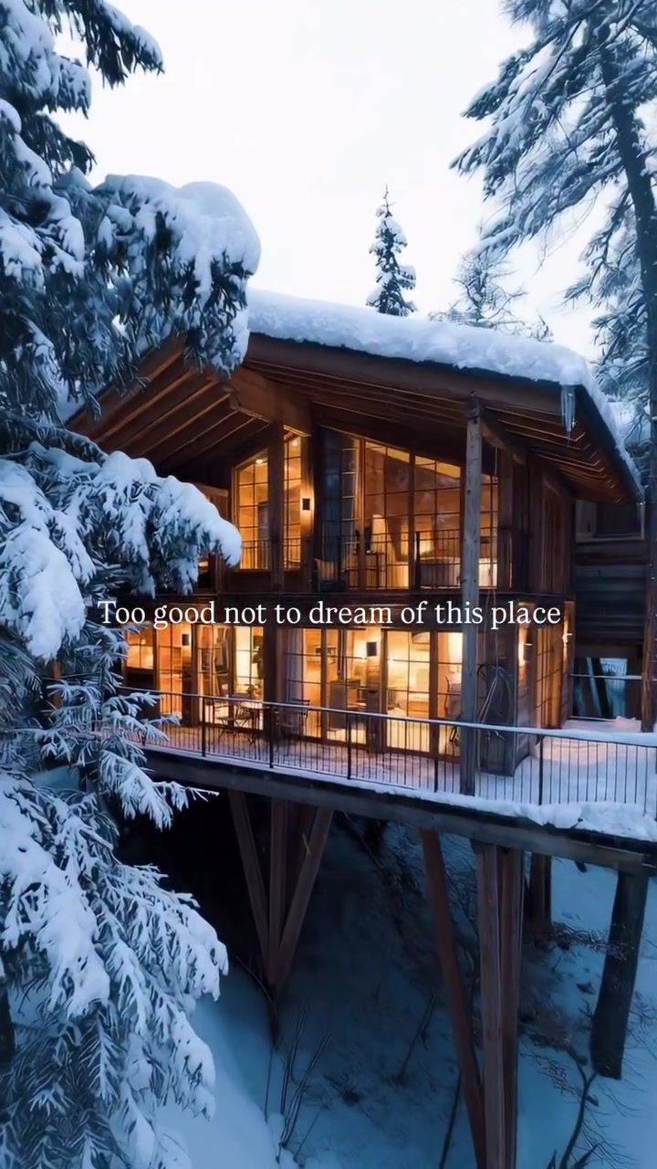 Dreaming of a Winter Cabin Escape in the Snow