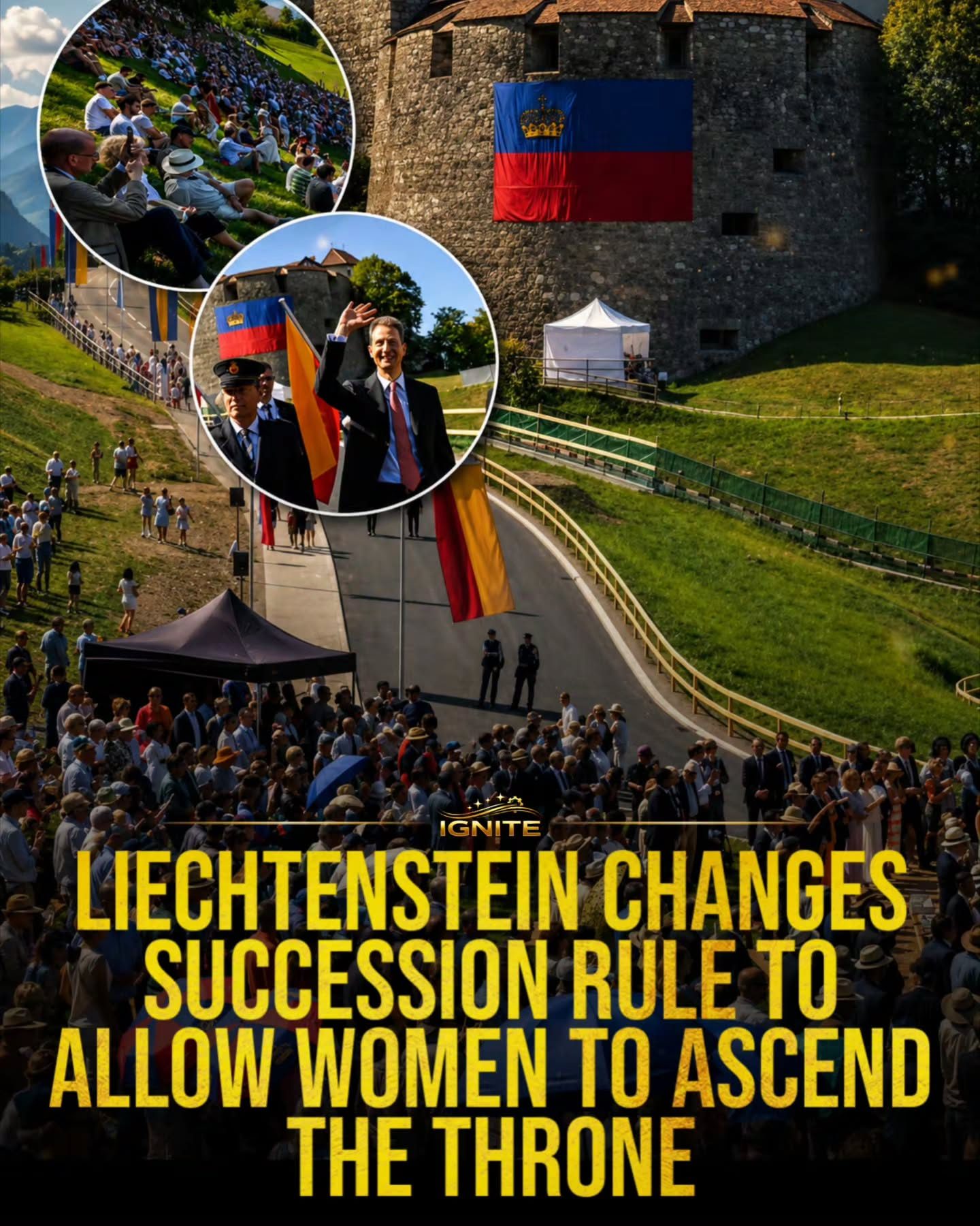 Liechtenstein Allows Women to Ascend the Throne