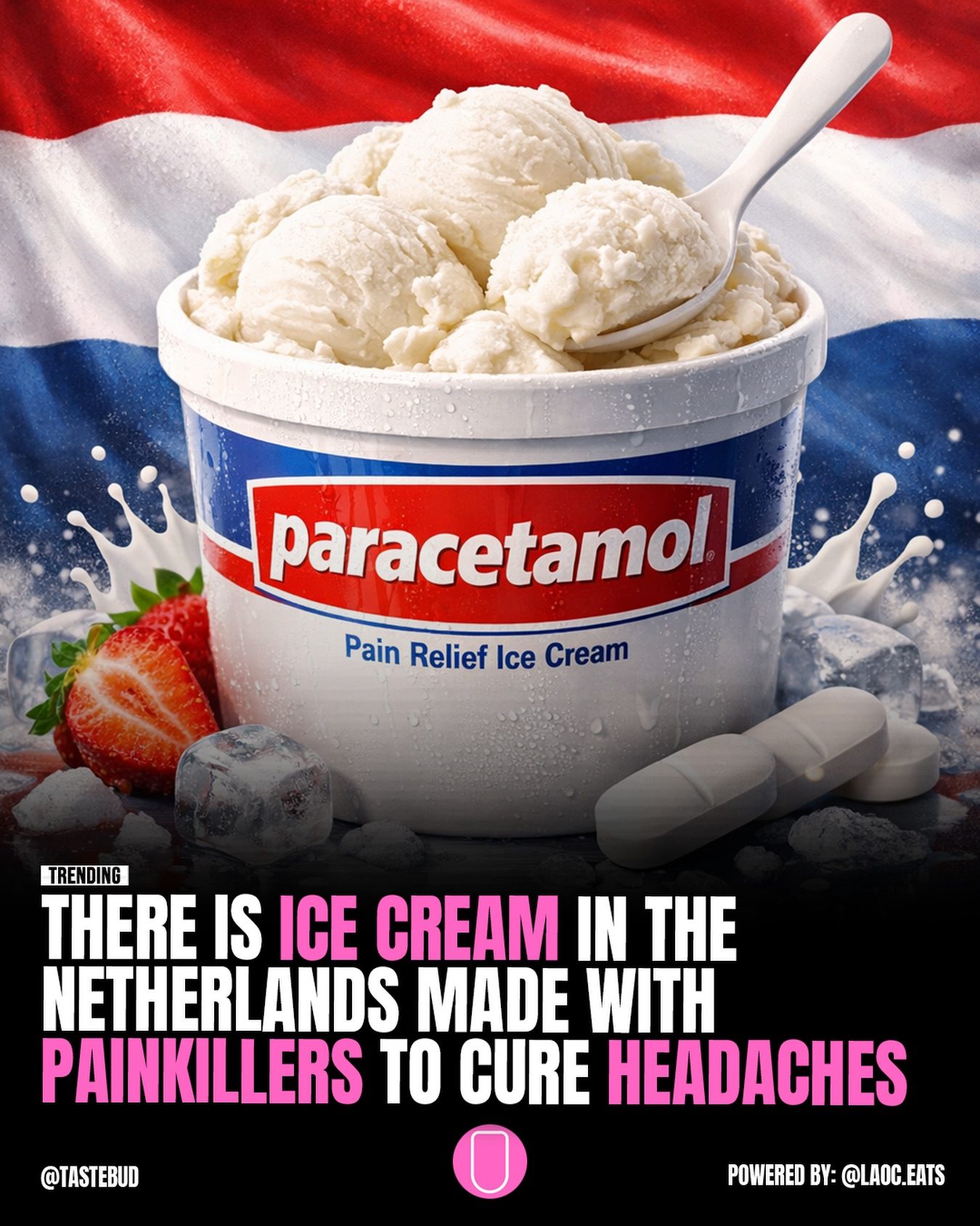 Paracetamol Ice Cream: Novelty or Health Risk in the Netherlands?