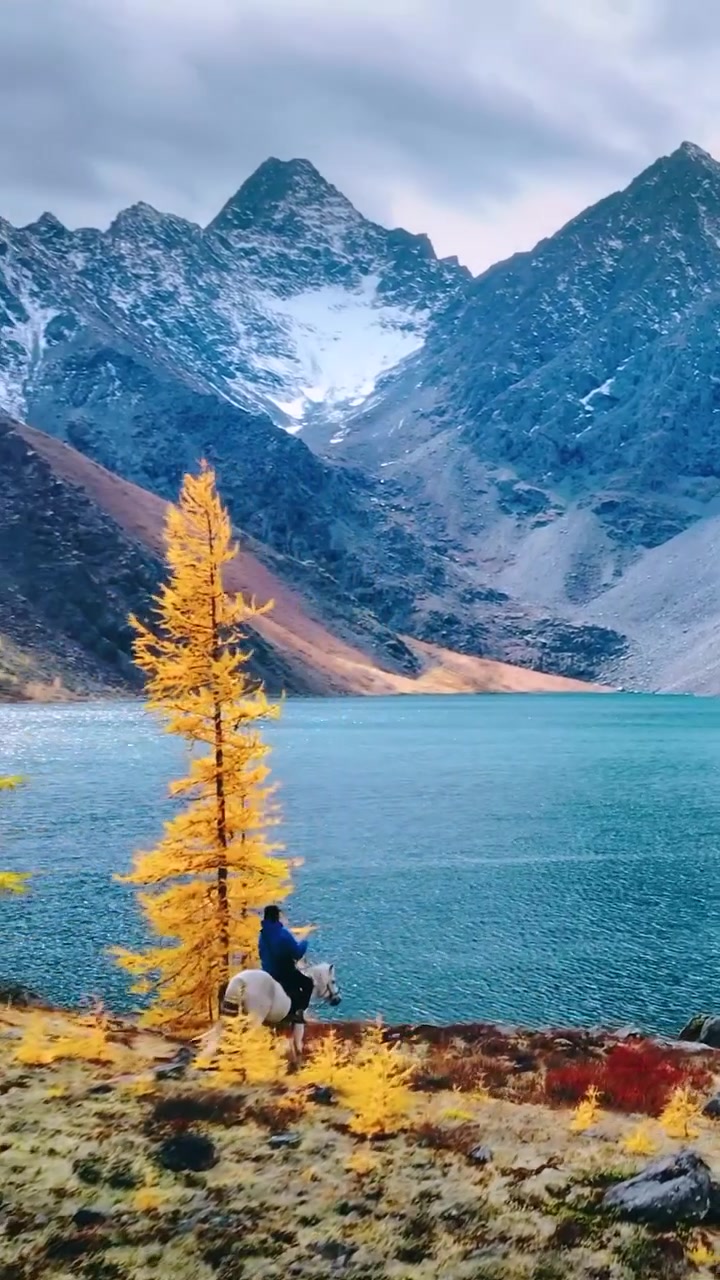 Sayan Mountains Mongolia Lake Landscape
