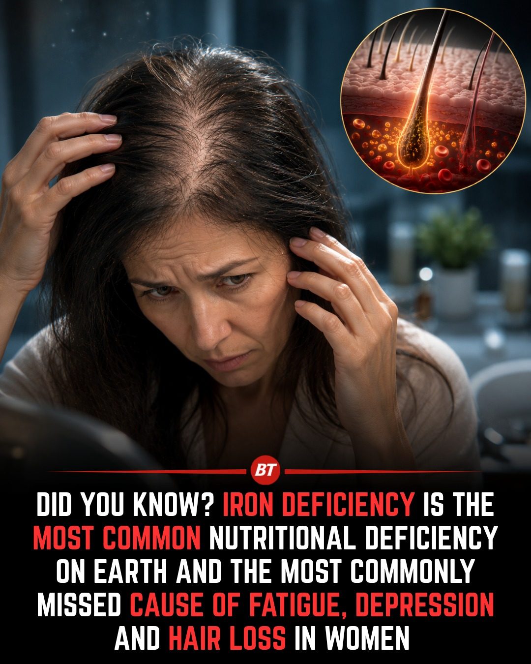 Iron Deficiency and Hair Loss: The Hidden Connection