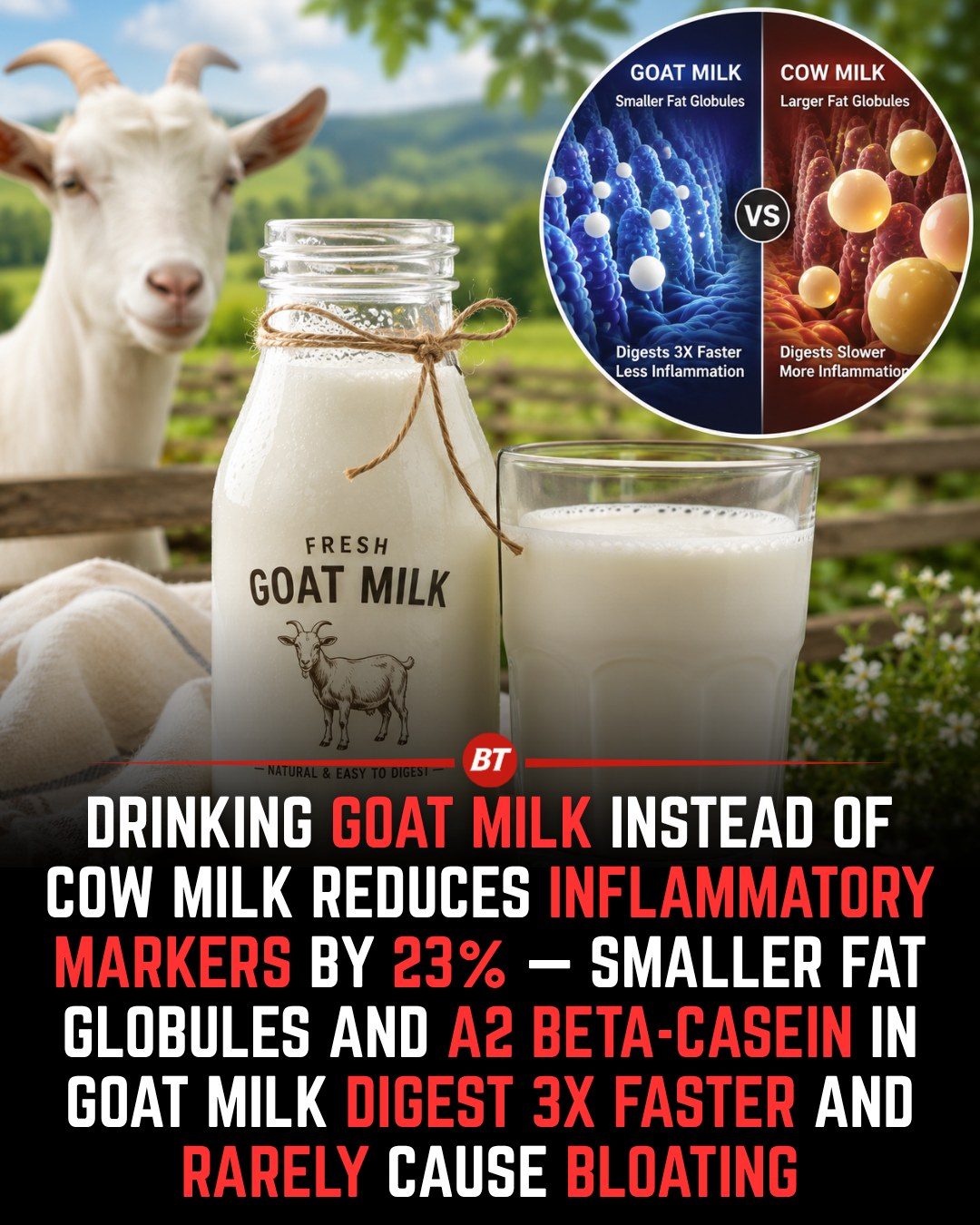 Goat Milk Digestibility and Inflammation Reduction